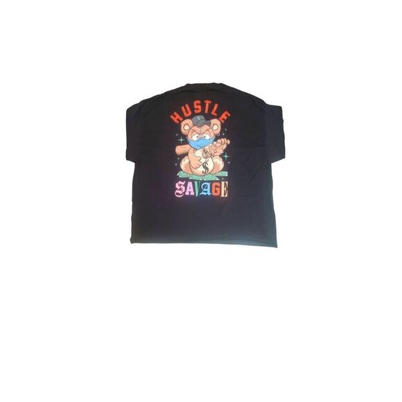 Hustle Savage Graphic T Shirt Size 3XL - Picture 1 of 5